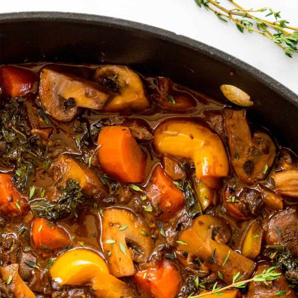 The Vegan Bourguignon